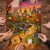 Paws in the Golden City Jigsaw Puzzle 1000 Pieces