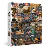 Vintage USA Collage Jigsaw Puzzle 1000 Pieces