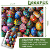 Bboldin® Painted Eggs Jigsaw Puzzle 1000 Pieces