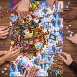 Gnome Sky Adventure Jigsaw Puzzle 1000 Pieces