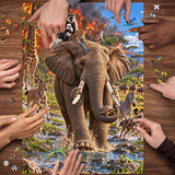 The Elephant Hero Jigsaw Puzzle 1000 Pieces