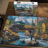 Stream Fishing Jigsaw Puzzle 1000 Pieces
