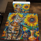 Moonlit Cat Jigsaw Puzzle 1000 Pieces