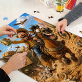 Cowboy Escape Jigsaw Puzzle 1000 Pieces