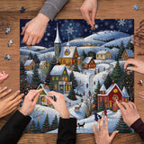 Snowy Night Tale Jigsaw Puzzle 1000 Pieces