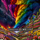 Rainbow Tornado Jigsaw Puzzle 1000 Pieces