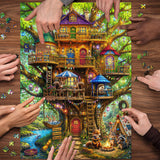 Forest Treehouse Jigsaw Puzzle 1000 Pieces