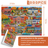 Autumn Town Life Jigsaw Puzzle 1000 Pieces