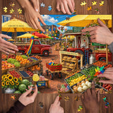 Village Farmers Market Jigsaw Puzzle 1000 Pieces