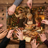 Christmas Gathering Jigsaw Puzzle 1000 Pieces