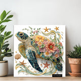 Blooming Turtle Jigsaw Puzzle 1000 Pieces