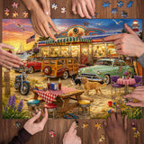 Coastal Sunset Diner Jigsaw Puzzle 1000 Pieces
