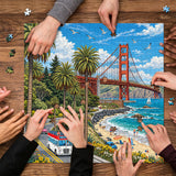 Golden Gate Coast Jigsaw Puzzle 1000 Pieces
