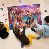 Beach Party Grannies Jigsaw Puzzle 1000 Pieces