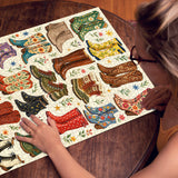 Boots in Bloom Jigsaw Puzzle 1000 Pieces
