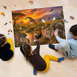 Serengeti Sunset Jigsaw Puzzle 1000 Pieces