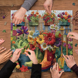 Garden Boots Jigsaw Puzzle 1000 Pieces