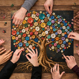 Vintage Button Tree Jigsaw Puzzle 1000 Pieces