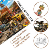 Vintage Motor Town Jigsaw Puzzle 1000 Pieces
