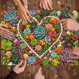 Succulent Kaleidoscope Jigsaw Puzzle 1000 Pieces