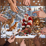 Santa’s Forest Friends Jigsaw Puzzle 1000 Pieces