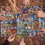 Happy Pup Atlas Jigsaw Puzzle 1000 Pieces