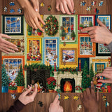Christmas Window Jigsaw Puzzle 1000 Pieces