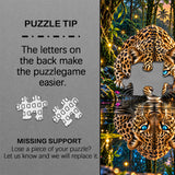 Rainforest Leopard Jigsaw Puzzle 1000 Pieces