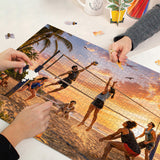 Fiery Beach Match Jigsaw Puzzle 1000 Pieces