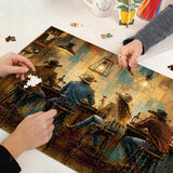 Western Saloon Jigsaw Puzzle 1000 Pieces