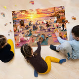 Sunset Meowga Jigsaw Puzzle 1000 Pieces