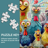 Chicken Family Jigsaw Puzzle 1000 Pieces