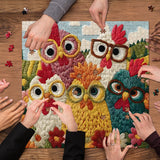 Chic Chickens Jigsaw Puzzle 1000 Pieces