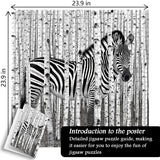 Zebra Forest Jigsaw Puzzles 1000 Pieces