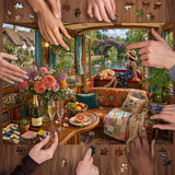 Canal Boat Escape Jigsaw Puzzle 1000 Pieces