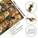Animal Road Trip Jigsaw Puzzle 1000 Pieces