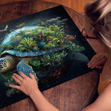 Earth Turtle Jigsaw Puzzle 1000 Pieces