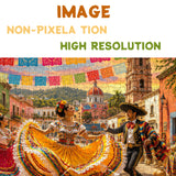 Mexican Fiesta Jigsaw Puzzle 1000 Pieces