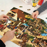 Old Riverside Market Jigsaw Puzzle 1000 Pieces