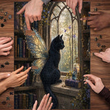 Library Elf Cat Jigsaw Puzzle 1000 Pieces