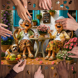 Grandmas' Happy Tea Party Jigsaw Puzzle 1000 Pieces