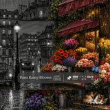 Paris Rainy Blooms Jigsaw Puzzle 1000 Pieces