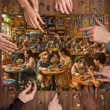 Pup Cafe Jigsaw Puzzle 1000 Pieces