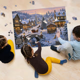 Xmas at Snowy Hollow Jigsaw Puzzle 1000 Pieces