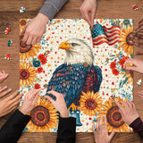 Patriotic Eagle Jigsaw Puzzle 1000 Pieces