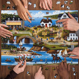Sunshine Coast Town Jigsaw Puzzle 1000 Pieces
