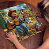 Cowboy Strums Jigsaw Puzzle 1000 Pieces