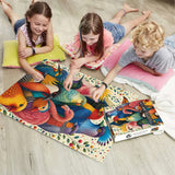 Rainbow Feather Collection Jigsaw Puzzle 1000 Pieces