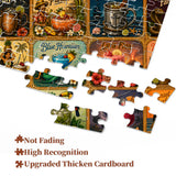 Tiki Cocktails Jigsaw Puzzle 1000 Pieces
