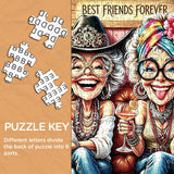 Hippie Besties Jigsaw Puzzle 1000 Pieces